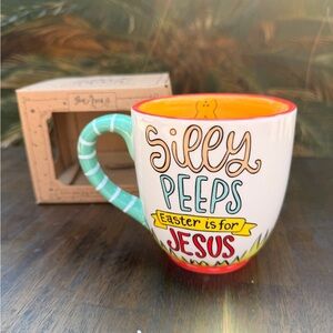Glory Haus "Silly Peeps, Easter is for Jesus" Multicolor, Bunny accent, NIB